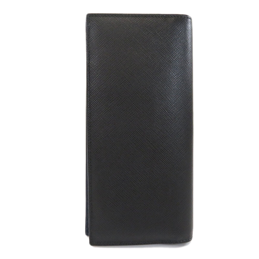 Prada Wallet calfskin motif long Black